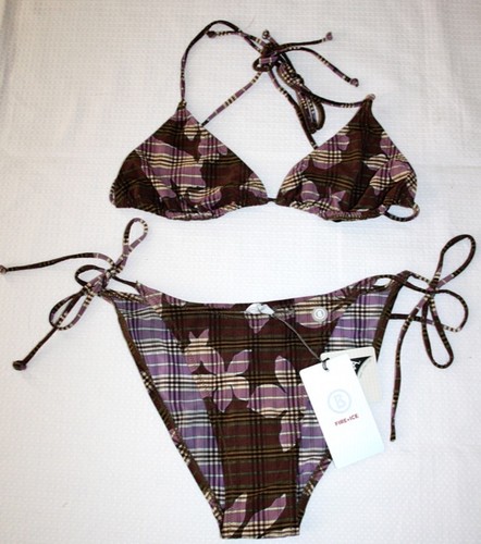 Bogner bikini neu - bikini, braun-lila