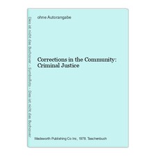 Corrections the community - corrections, in