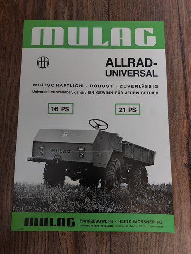 Original prospekt mulag ps - original,