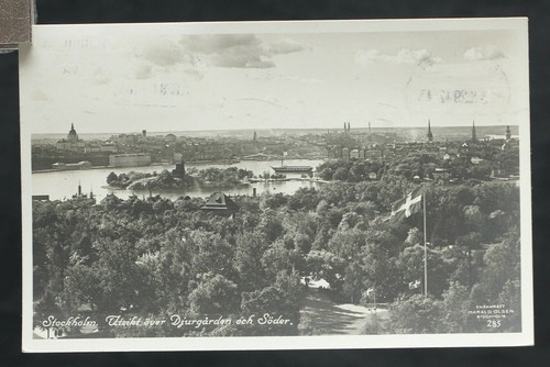 Alte stockholm utsikt över - alte, ak