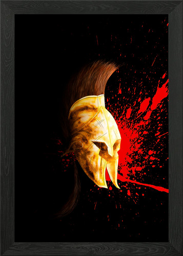 Korinthischer helm gerahmtes - korinthischer,