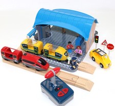 Holz Eisenbahn Kinder Bahnhof