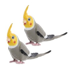 2 PCS Mini-papageienfigur