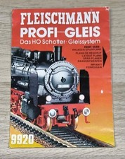 Fleischmann Profi Gleis 9920 H0 Anlagen Spurpläne Faltblatt Heft
