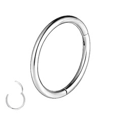 2x Piercing SEPTUM PIERCING NASENRING CLICKER SCHARNIER PIERCING HELIX TRAGUS