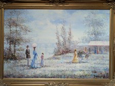 Riesiges Original Ölgemälde