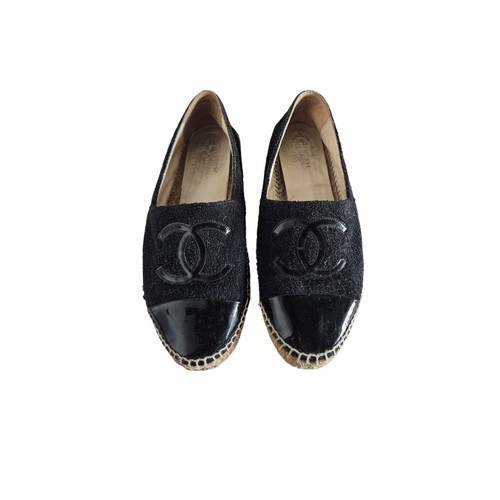 Chanel espadrilles schwarz - chanel,