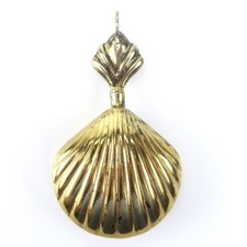 Schöner Parfumflakon 925 Sterling Silber Vergoldet Mini Perfume Bottle Silver