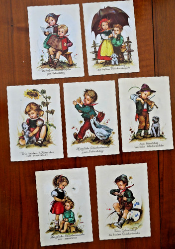 Alte hummel postkarten - 5, pk