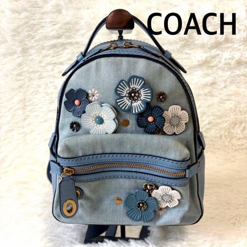 Coach denim rucksack - coach,