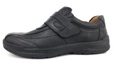Jomos  Herrenschuhe Slipper Klettschuh Schwarz Freizeit