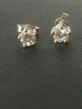 OHRSTECKER 585 WG PUNZIERT  SEHR EDEL…  WEISSGOLD