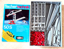 Fischertechnik 50S Statikkasten 39120, vollständig mit Bauanleitung/Stückliste