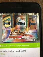 Handbemalte Ledertasche von