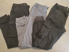 Cargo Hosen,Baggy,Größe M/176,Jeans,u.a.Jack & Jones,3 Stück,Junge