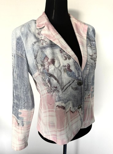 Missy blazer jeans - gr., jeans-optik