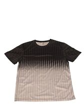 Herren T-Shirt Schwarz, Grau Grösse XL, Gestreift