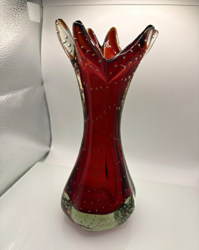 Vintage murano glas - vintage, rot