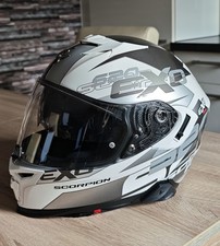 Scorpio Motorrad Helm Weiss