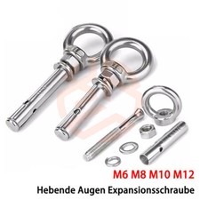 Anhebende Ringe Expansion Bolzen M6 M8 M10 M12 304 Edelstahl Beton Sleeve Anker
