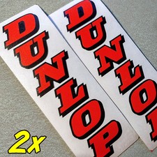 Dunlop Neon Red Fork Stickers