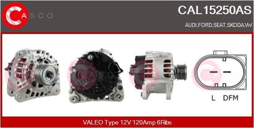 Casco lichtmaschine generator - casco,