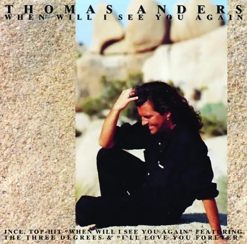 Thomas anders when - anders, i
