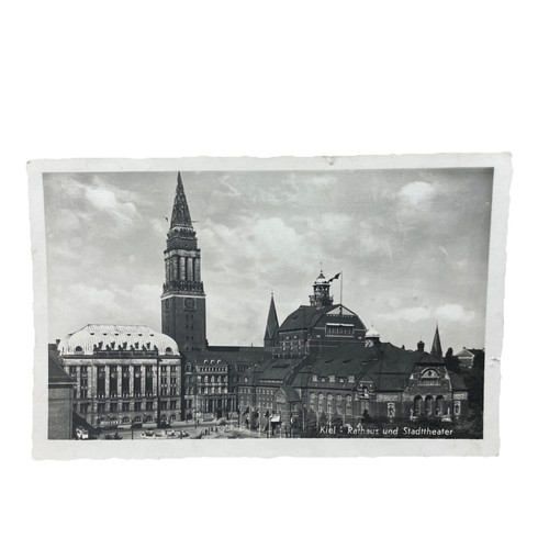 Postkarte kiel rathaus - ak,