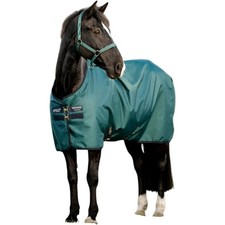 Horseware Ireland Dynasty Green/Navy & Silver 155 cm Weidedecke 100g Amigo