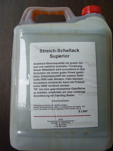 Liter streichschellack - 5,