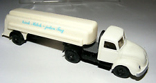 IMU Magirus trink Milch Tankwagen LKW Tank-Sattelzug Plastik Modellauto H0 1:87