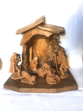 Weihnachtskrippe, Massivholz