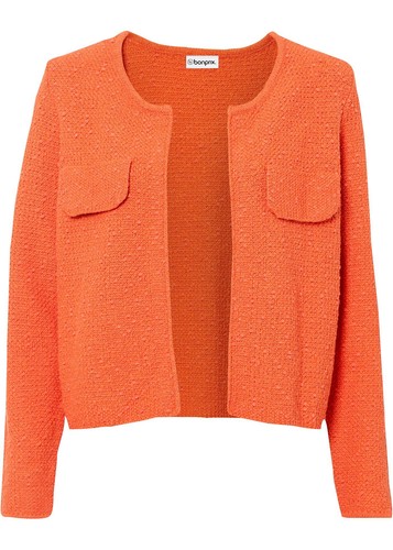 Bouclé strickjacke 44 46 - bouclé,