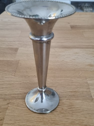 Vintage solitär vase - vase, silber