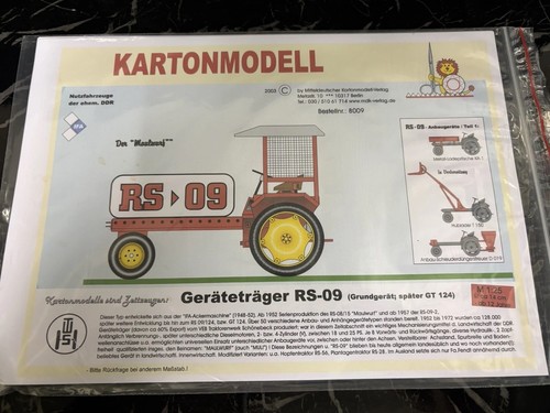 Rs09 kartonmodell bastelbogen - rs09,