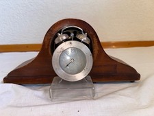 Reisewecker mit Holzgehäuse Halbkugel Antik Deko Sammler VB