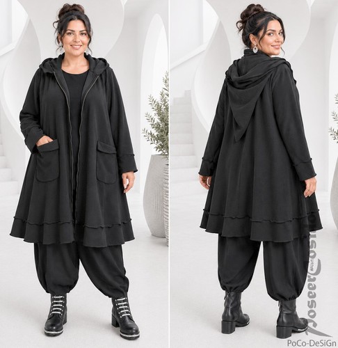 Lagenlook fleece jacke - lagenlook,