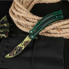CS GO Balisong Butterfly BOREAL FOREST Messer Skin Knife Striker Trainer Übung