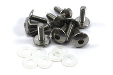 10x Aprilia Verkleidung Schrauben Pfanne Pilz Knöpfe Kopf m5 X 16mm Edelstahl