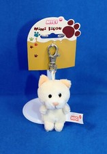 NICI Katze Mini Filou Cat Plüsch weiß Schneekatze Anhänger 7 cm NEU OVP selten