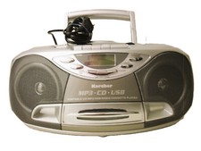 Haushalt Radio "KARCHER" kompact-Digital Tuning mit USB,CD,MP3,Casette,portable