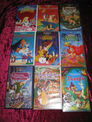 Walt disney 90er - walt, vhs