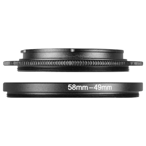 49mm 58mm umkehrring - +,