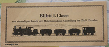 DDR Billett Eintritt 1.Classe