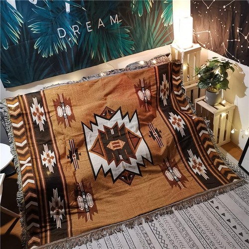 Aztec throw blanket native - throw,
