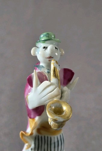 Meissen,Figur,Musikclown,P