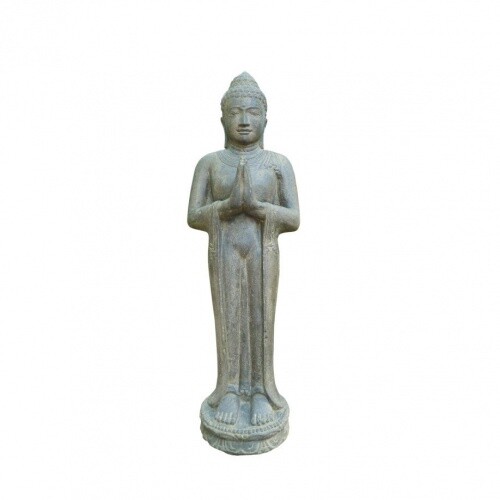 Skulptur stehender buddha - skulptur,