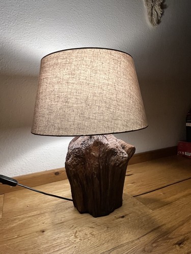 Holzlampe treibholzlampe - holzlampe,