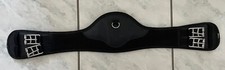 dt saddlery Kurzgurt schwarz Leder mit Stoff innen (NP ca. 130€)