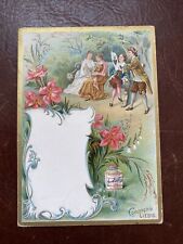 LIEBIG MENÜ Handelskarten 18. Jahrhundert Kostüme Blumen Periode Mode deutsch